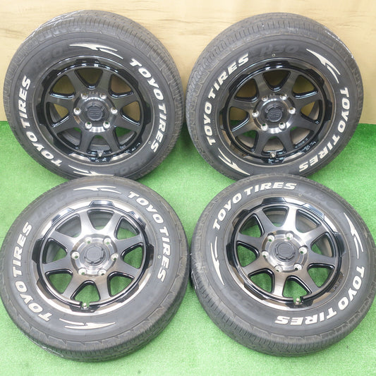 バリ溝！25年！キレイ！9.5分★215/65R16 トーヨー H30 WEDS ADVENTURE スタットベルク ウェッズ アドベンチャー 16インチ PCD139.7/6H★6012401KTノ