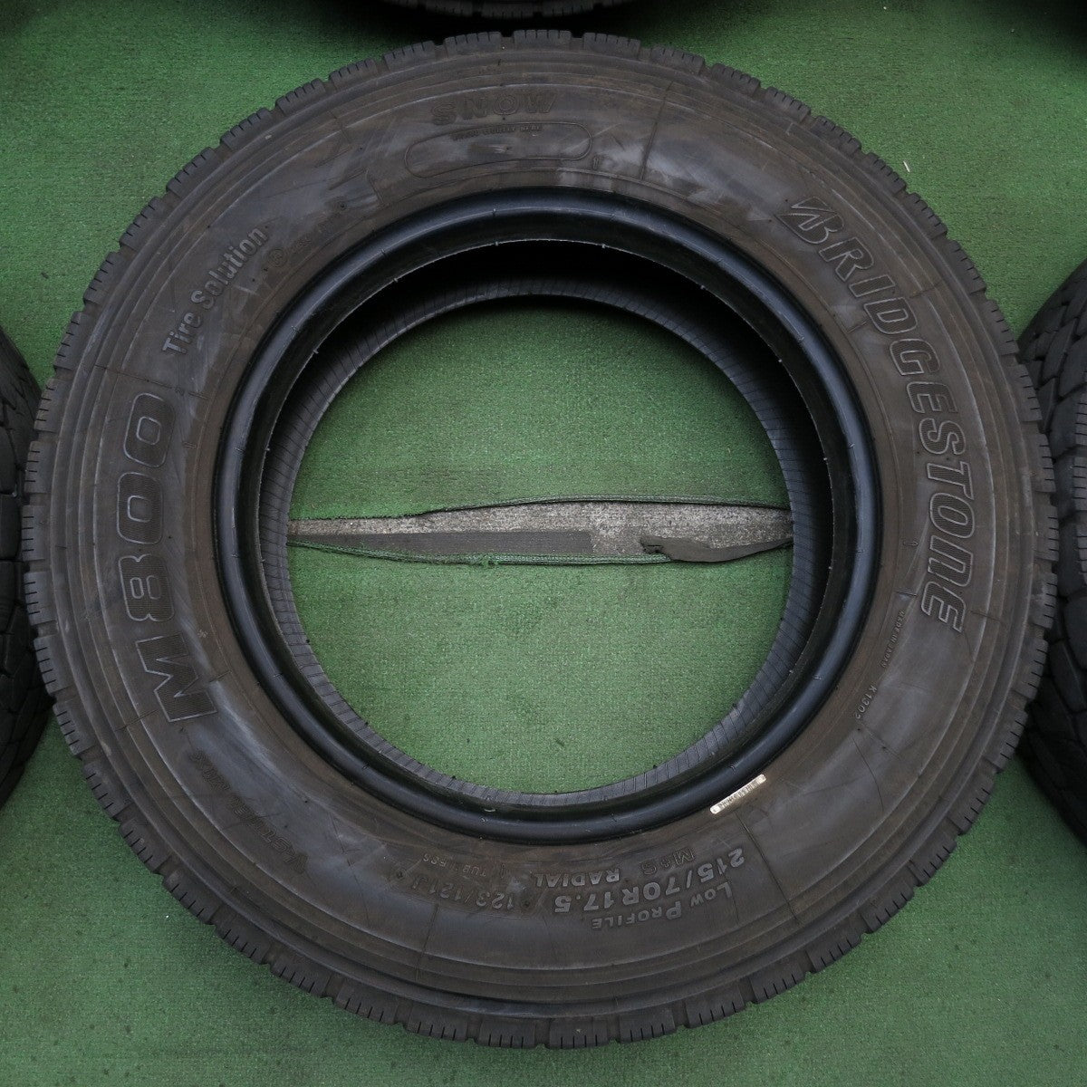 バリ溝！8.5分！6本★トラック タイヤ 215/70R17.5 123/121J ブリヂストン M800 ミックス オールシーズン 17.5インチ★6072908KKスタ