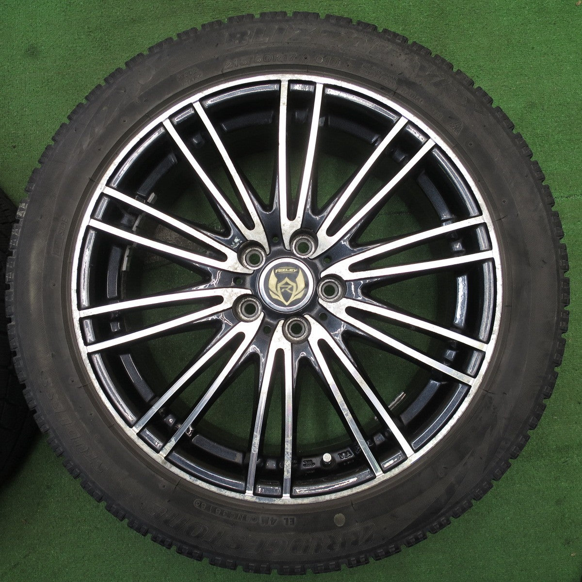 4本価格★86 BRZ 等 215/50R17 スタッドレス ブリヂストン ブリザック VRX RiZLEY ライツレー 17インチ PCD100/5H★5053003NJス