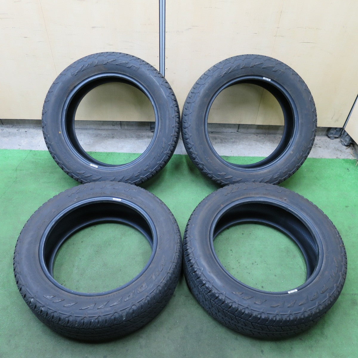 バリ溝！25年！9.5分★225/60R18 ファルケン WILDPEAK A/T TRAIL 01A タイヤ 18インチ ハリアー RAV4 CX-5 等★6022302NGノタ