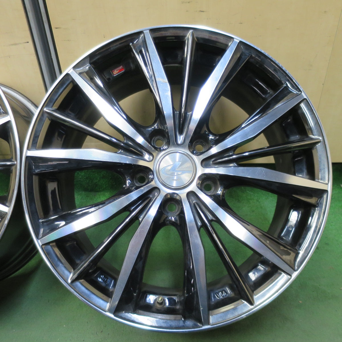 4本価格★LEONIS VX weds 17インチ レオニス ウェッズ ホイール 17×7J PCD114.3/5H★6062002NGホ