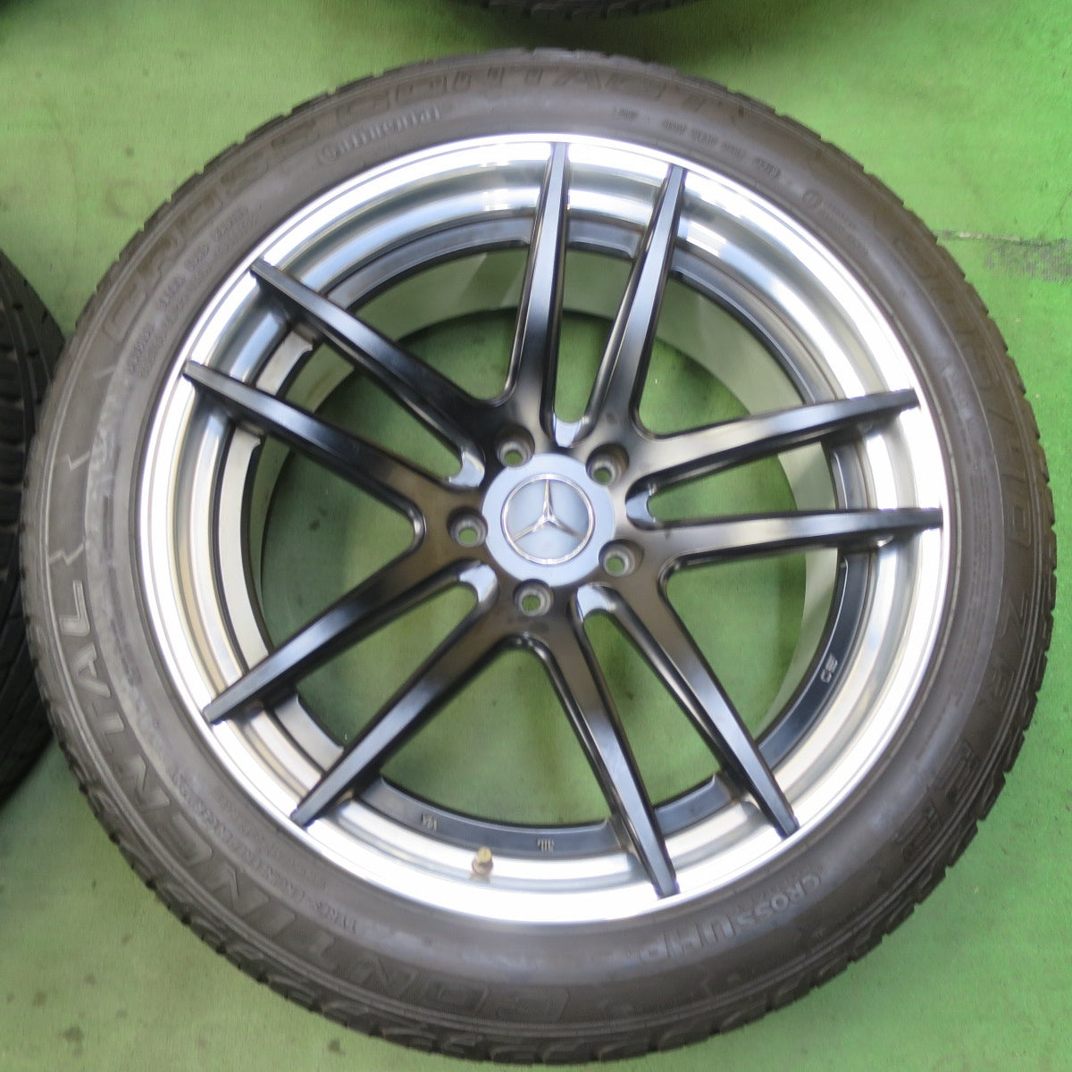 バリ溝！キレイ！9.5分★ベンツ 等 BC FORGED 305/40R22 コンチネンタル クロスコンタクト UHP BCフォージド 22インチ PCD130/5H★5090701IMノ