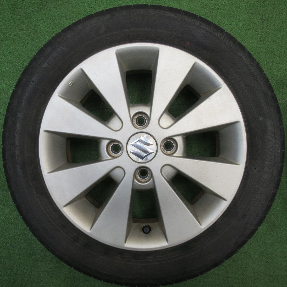4本価格★スズキ MH23S ワゴンR 純正 155/65R14 ヨコハマ エコス ES31 14インチ PCD100/4H★6022508NJノ