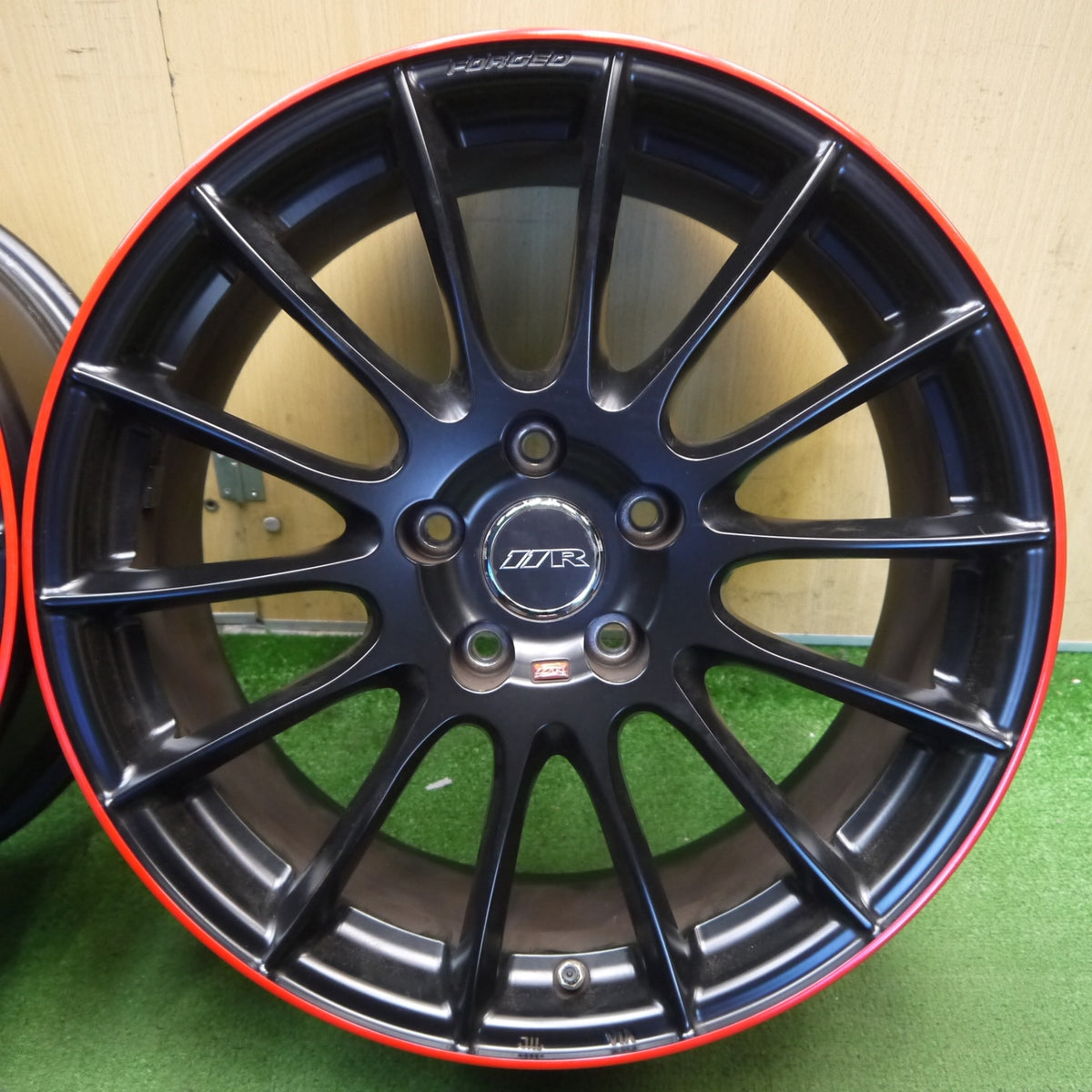 キレイ！センサー付き◎weds 11R 脇阪寿一 プロデュース 鍛造 ホイール 18インチ ウェッズ 18×8.0J PCD114.3/5H◎6091108Hホ