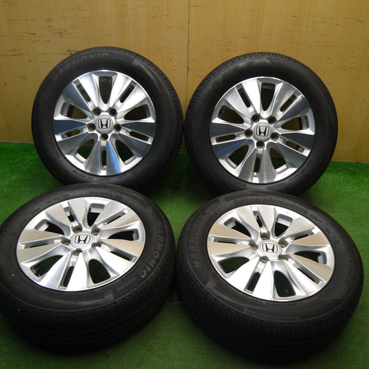 超バリ溝！23年！ほぼ10分★ホンダ RK5 ステップワゴン 純正 205/60R16 ワンリ HARMONIC H220 16インチ PCD114.3/5H★5041105Hノ