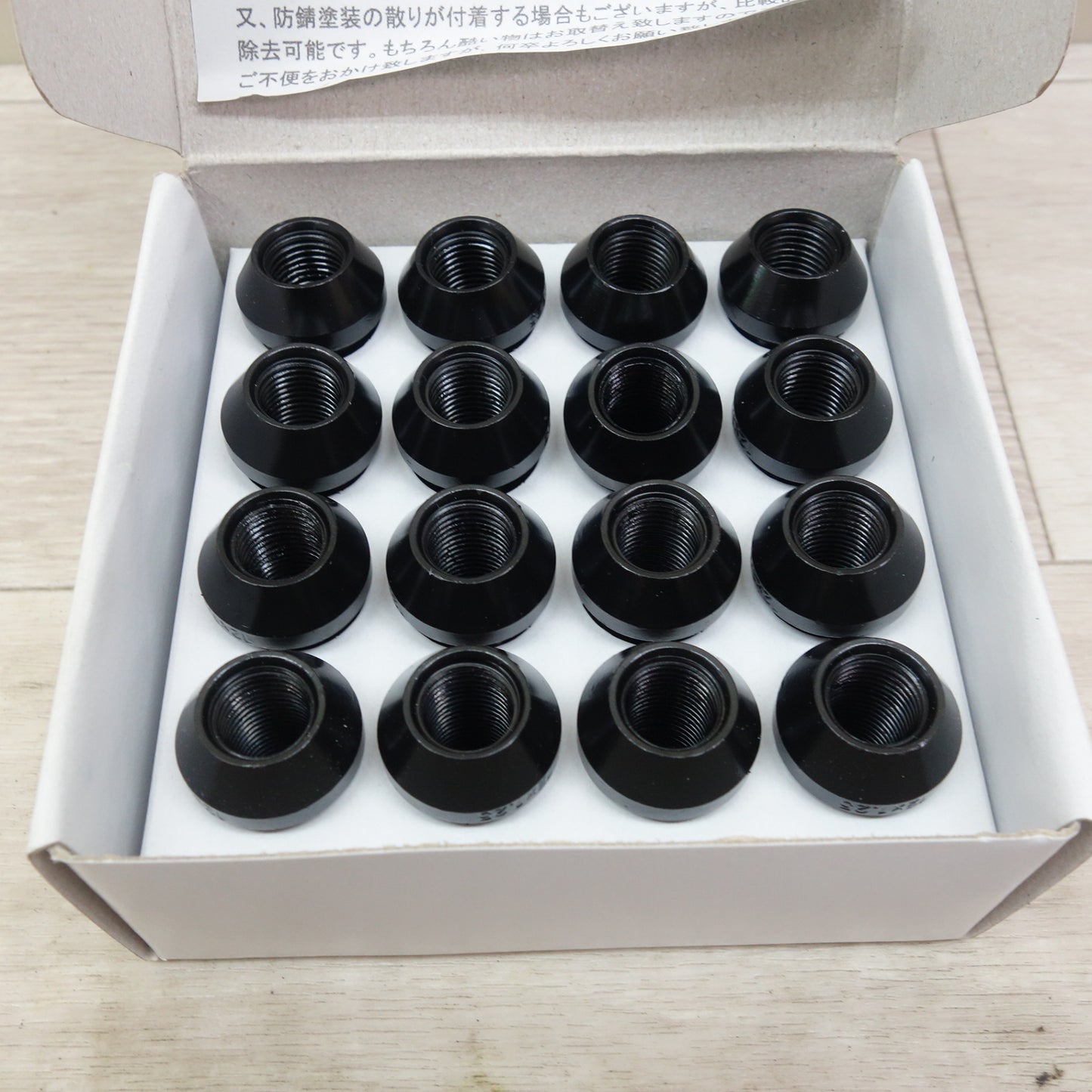 [送料無料] 美品☆nut屋 鍛造 セミロング 袋ナット ナット セット typeZ M12×1.25 38mm 16個☆
