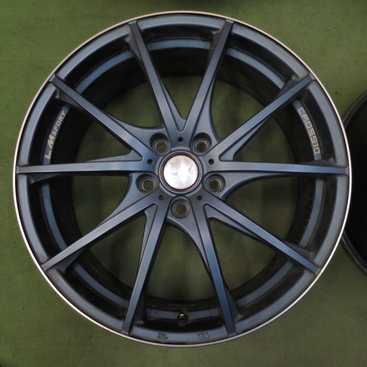 4本価格★LM SPORT cross10 19インチ ホイール LMスポーツ クロス10 19×7.5J PCD114.3/5H★6073102NGホ