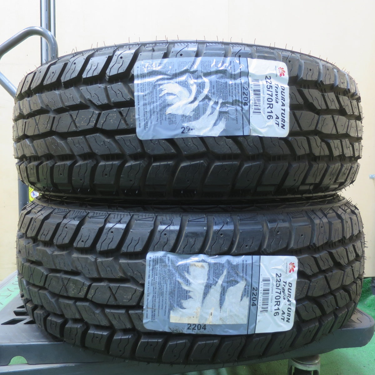 未使用！23年！2本★225/70R16 デュラターン TRAVIA A/T DURATURN 16インチ タイヤ デリカ D:5 エクストレイル CX-5 等★6073005イノタ