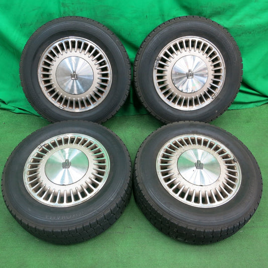 *送料無料* 4本価格★トヨタ 13 クラウン 純正 205/65R15 ヨコハマ GUARDEX K2 F720 15インチ PCD114.3/5H★4052001ナス