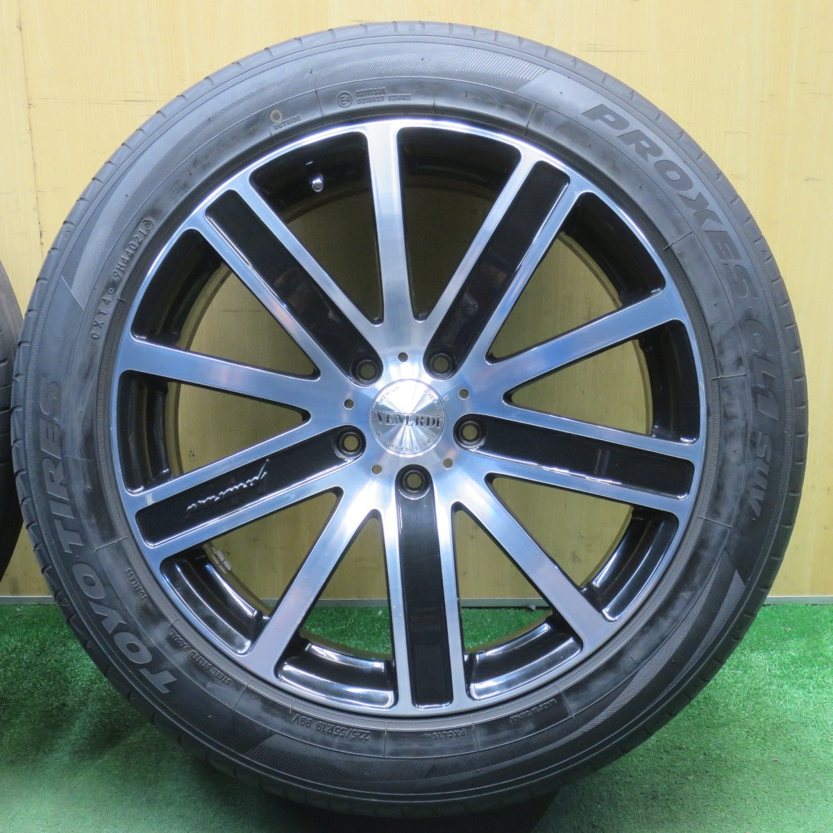 キレイ★225/55R19 トーヨー プロクセス CL1 SUV VENERDi COSMIC ヴェネルディ コスミック 19インチ PCD114.3/5H★6052903NJノ