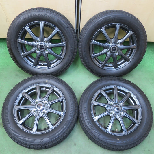バリ溝！22年！キレイ！9分★スタッドレス 165/65R14 ブリヂストン ブリザック VRX2 QRASIZ VS9 KOSEI 14インチ ソリオ ハスラー 等 PCD100/4H★6021708イス