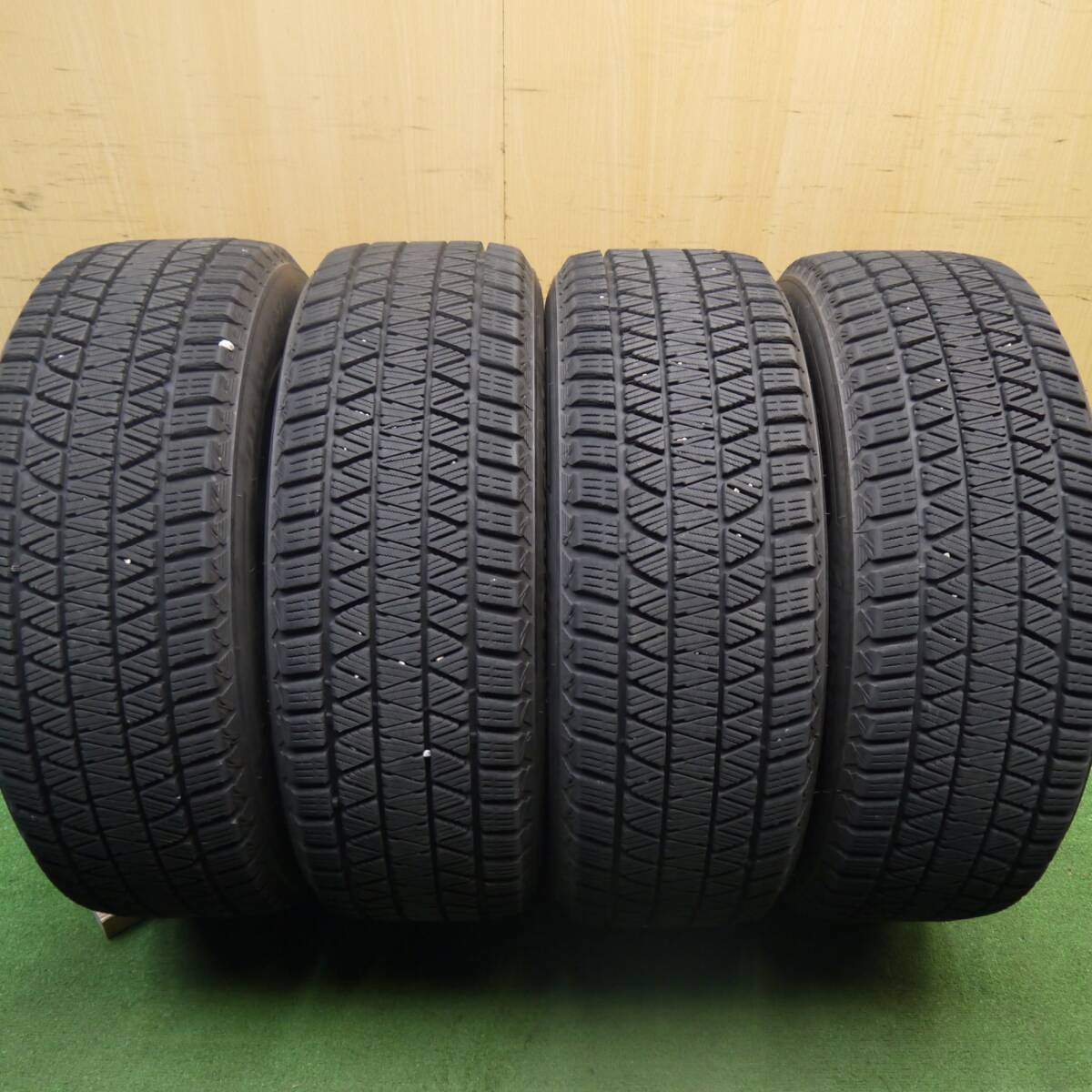 バリ溝！キレイ！9分★スバル XV 純正 225/60R17 スタッドレス ブリヂストン ブリザック DM-V3 17インチ PCD100/5H★5032411Hス