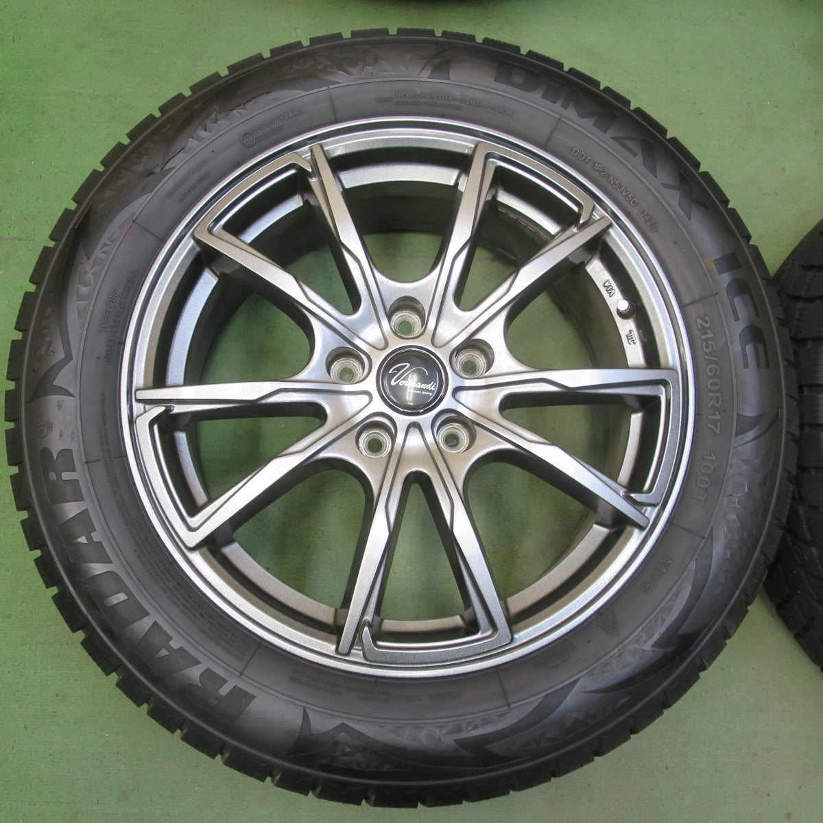 超バリ溝！9.5分以上◎スタッドレス 215/60R17 レーダー DIMAX ICE Verthandi ヴェルザンディ 17インチ PCD114.3/5H◎6071410イス