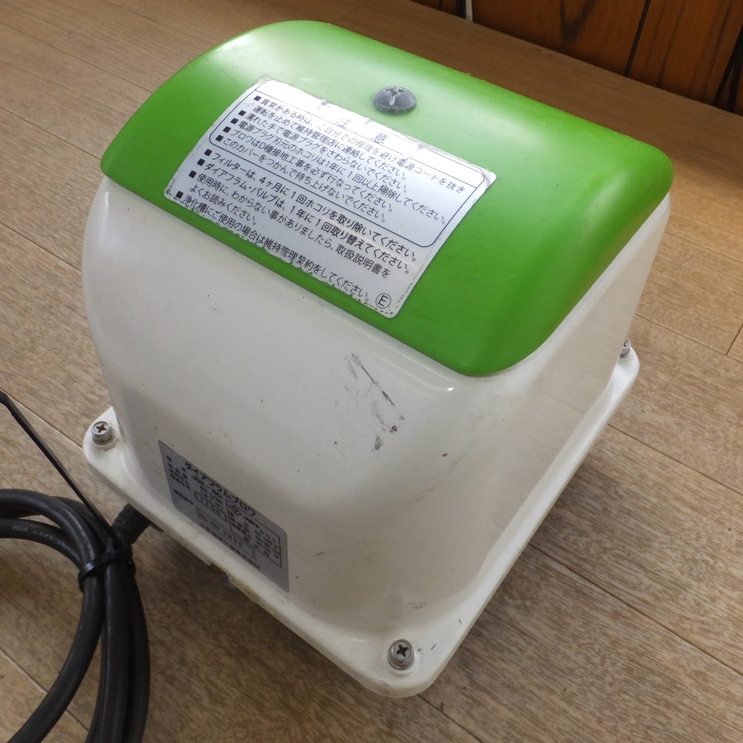 [送料無料] ★大晃機械 TAIKO 電磁駆動式 ダイアフラムブロワ JDK-60 屋外用　AC100V 50/60Hz★