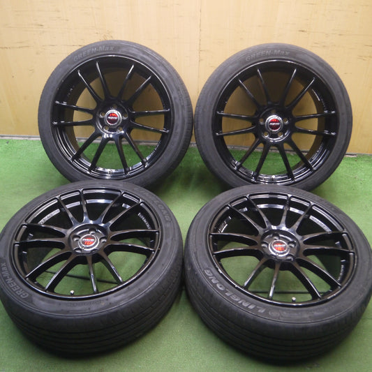 *送料無料* 4本！20年★レガシィ等 RAYS 57XTREME gram LIGHTS 215/45R18 リンロン GREEN-Max レイズ グラムライツ PCD100/5H★4052711Hノ