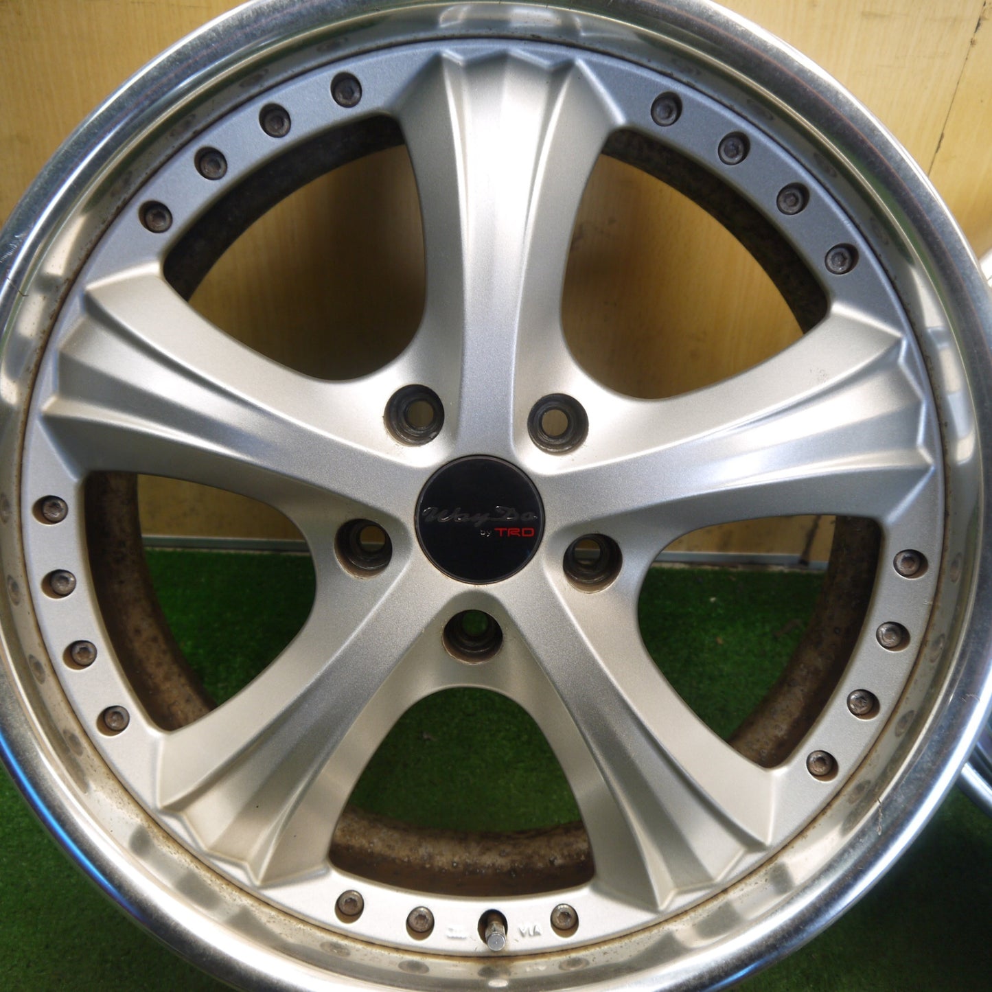4本価格★WayDo TRD 18インチ ホイール 18×7.5J PCD114.3/5H★6061911Hホ