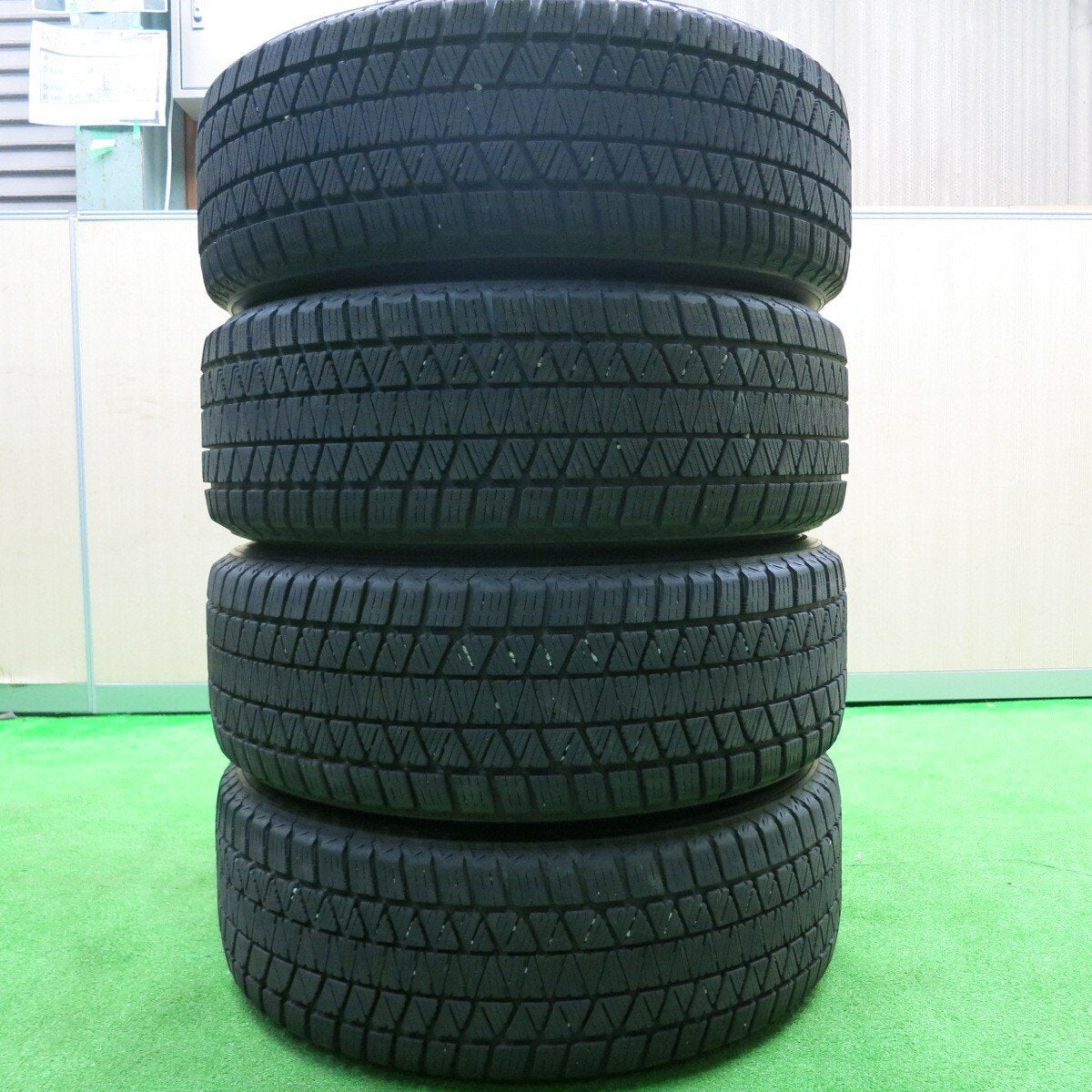 バリ溝！20年！8.5分★スバル フォレスター 等 純正 OP Kalink 225/60R17 スタッドレス ブリヂストン ブリザック DM-V3 PCD100/5H★4101002HAス