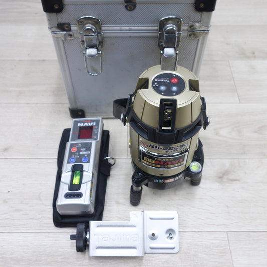 [送料無料] キレイ◆Tajima タジマ GT NAVI レーザー 墨出し器 GT8ZS-NI 受光器 NAVI-RCV3 矩十字・横全周 墨出器 レシーバー◆