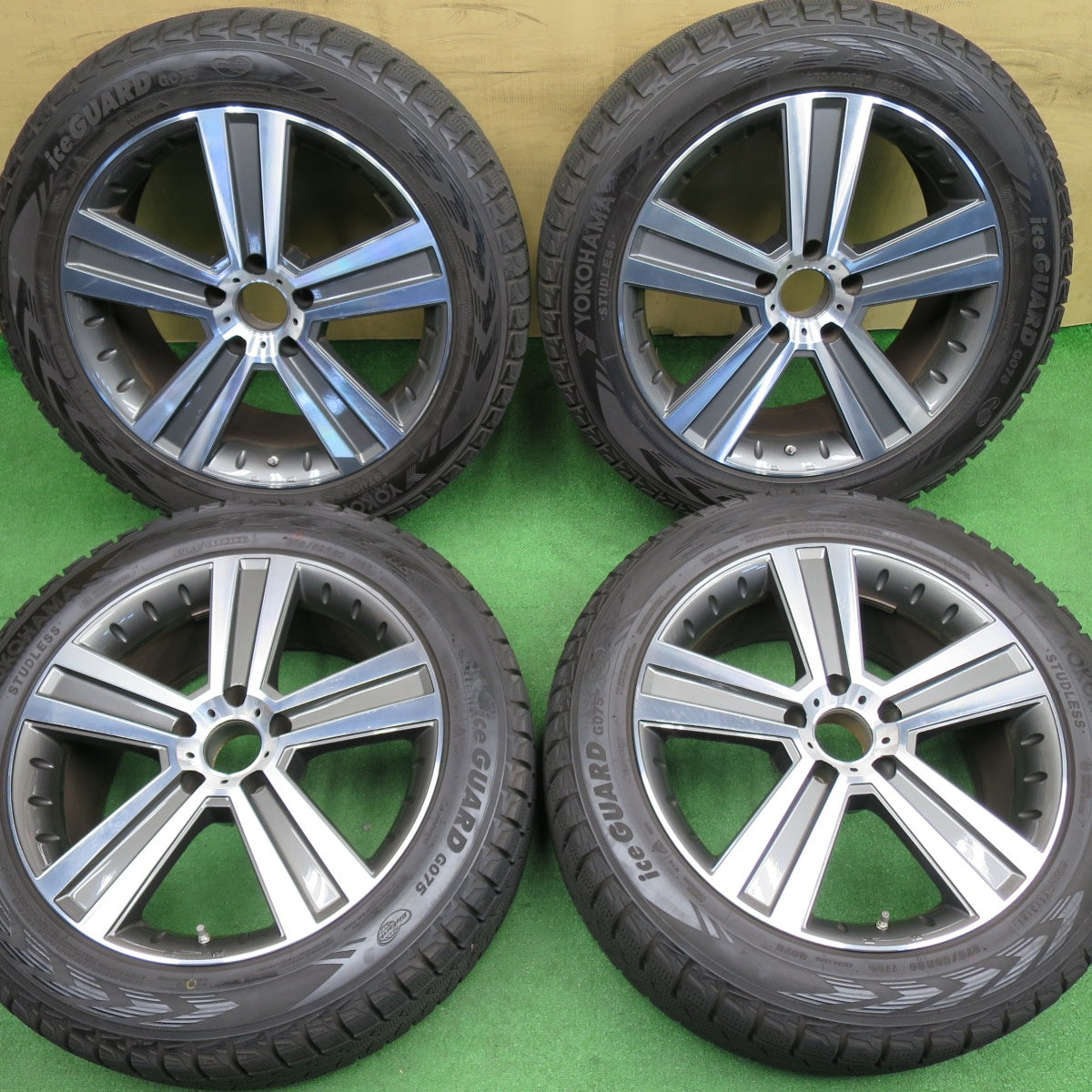 バリ溝！9分★ベンツ Gクラス G63 等 EuroPremium WERNER 275/50R20 スタッドレス ヨコハマ アイスガード G075 ユーロ プレミアム ヴェルナー 20インチ PCD130/5H★6030702NKス