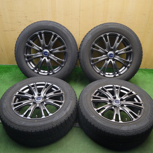 バリ溝！キレイ！9分★スタッドレス 225/60R17 ヨコハマ アイスガード iG50 プラス ABATIS EW アバティス 17インチ PCD114.3/5H★5073004Hス