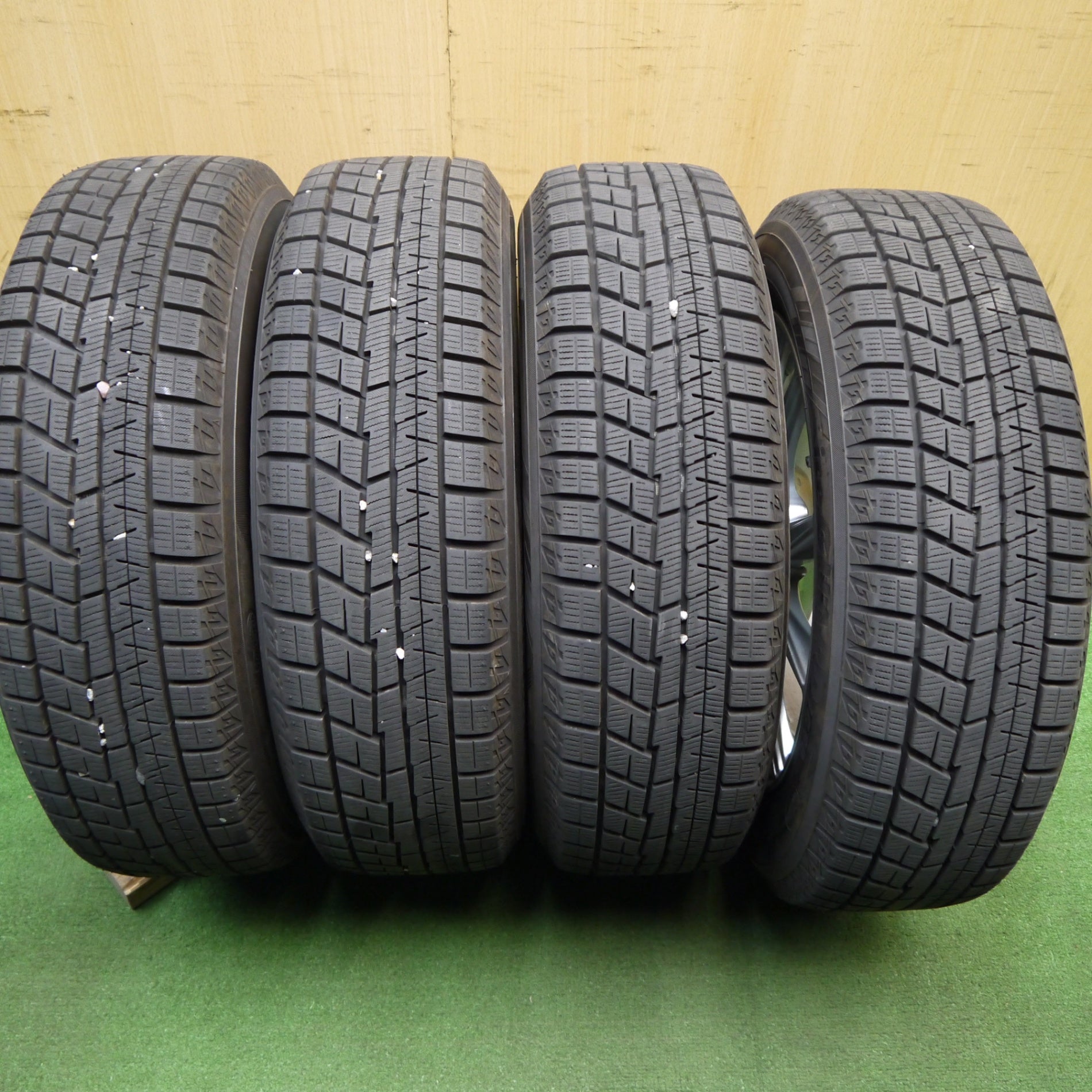 バリ溝！ほぼ10分★スタッドレス 175/65R15 ブリヂストン ブリザック VRX smart MANARAY SPORT 15インチ スマート マナレイスポーツ★ バリ溝！キレイ！ほぼ10分☆MINI ミニ クーパー 等 175⁄65R15
