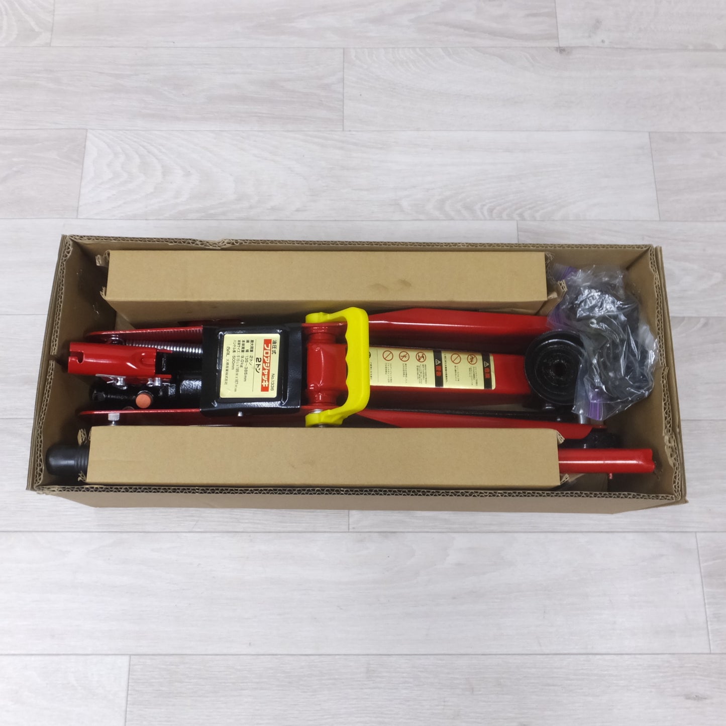 [送料無料] ◆BAL 大橋産業 油圧式 フロアジャッキ No.1336 ２トン 揚幅135-385mm◆