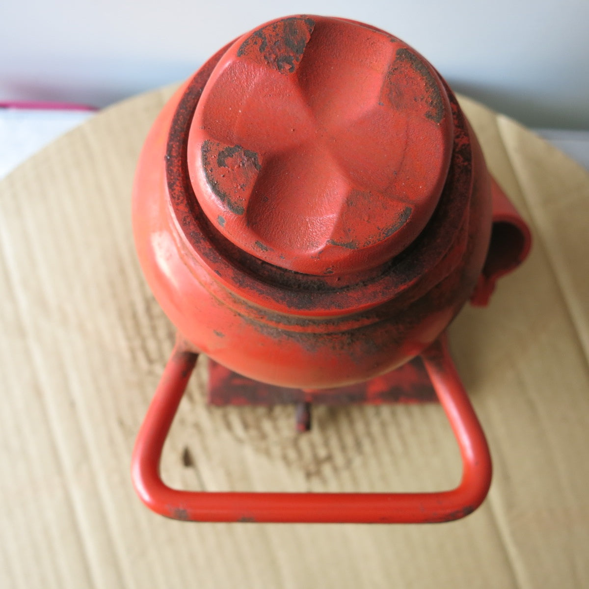 [送料無料] ◆マサダ 油圧 ジャッキ HP-15N 工具 15TON 15ton 15トン 15000kg 油圧式 オイル だるま ダルマ 車載 自動車 点検 整備⑤◆