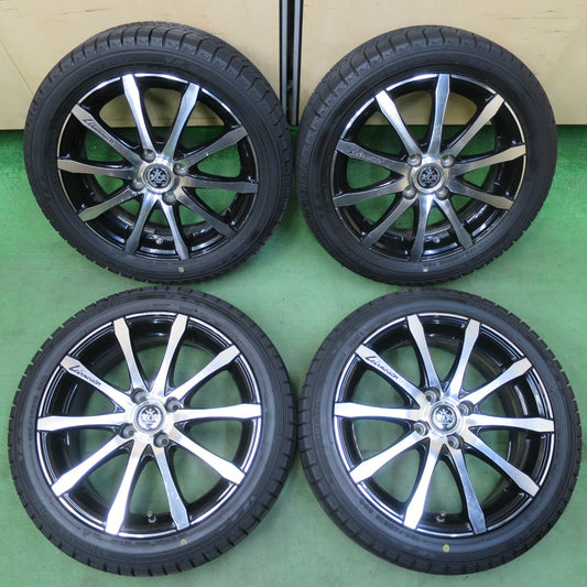 バリ溝！22年！9.5分★S660 165/55R15 195/45R16 スタッドレス ダンロップ ウインターマックス03 Lehrmeister レアマイスター 15 16 インチ PCD100/4H★5050207イス
