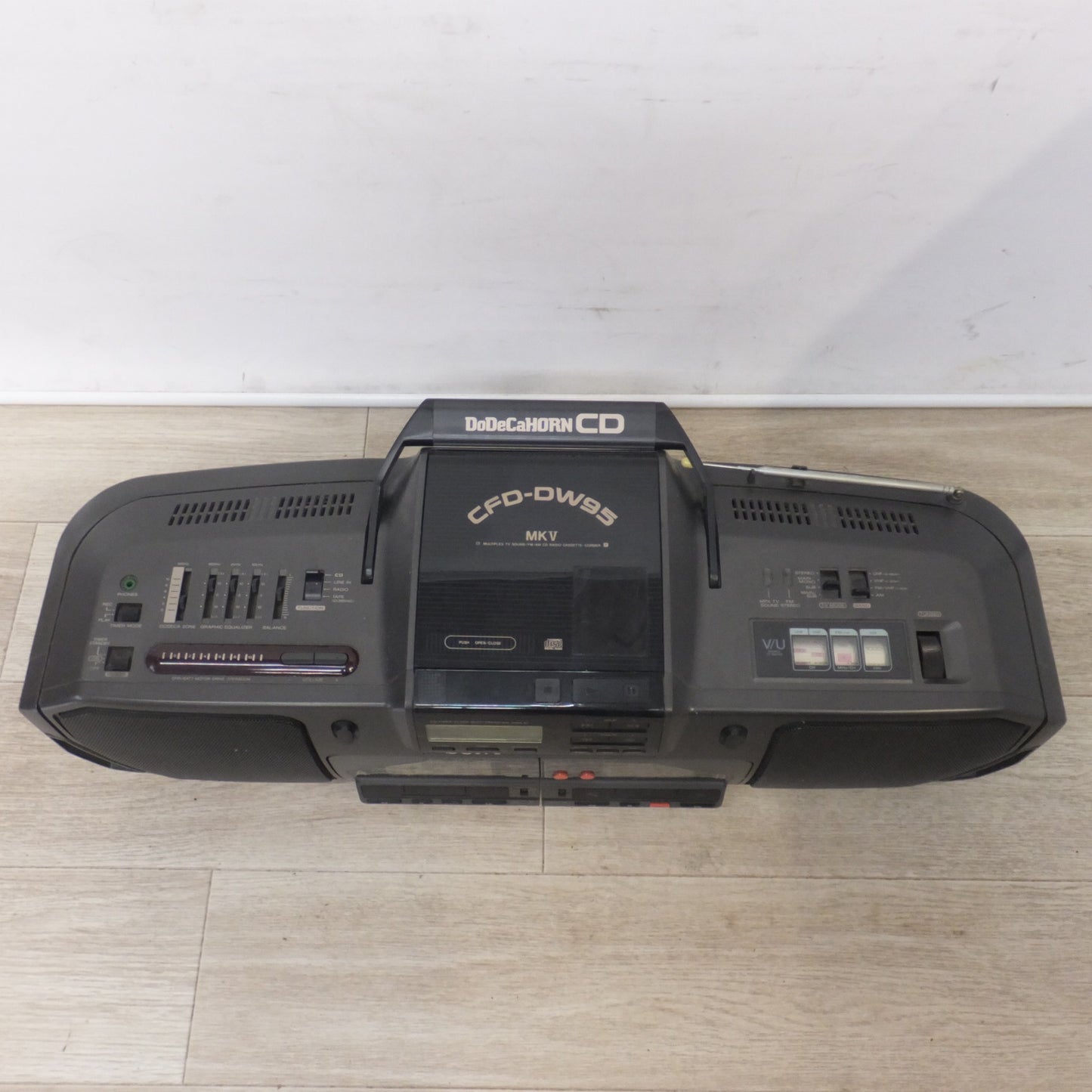 [送料無料] ★SONY ソニー CDラジカセ ドデカホーン DoDeCaHORN CFD-DW95MK5　CD RADIO CASSETTE-CORDER★