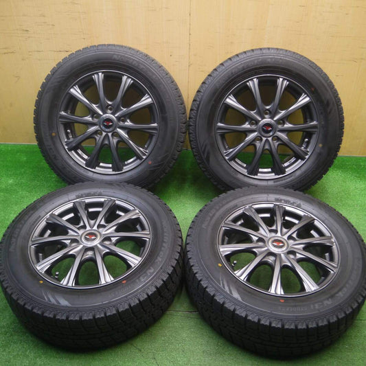 バリ溝！20年！キレイ！ほぼ10分★スタッドレス 195/65R15 オートバックス ノーストレック N3i TEAD テッド 15インチ PCD114.3/5H★4122302Hス