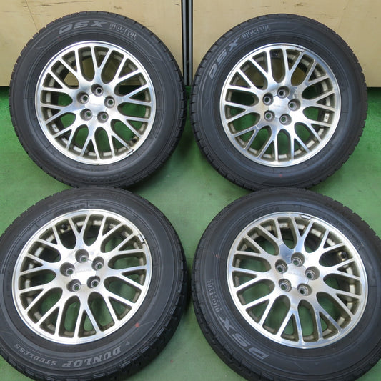 バリ溝！9.5分★スバル フォレスター 純正 215/60R16 スタッドレス ダンロップ DSX 16インチ PCD100/5H★5053003TTス