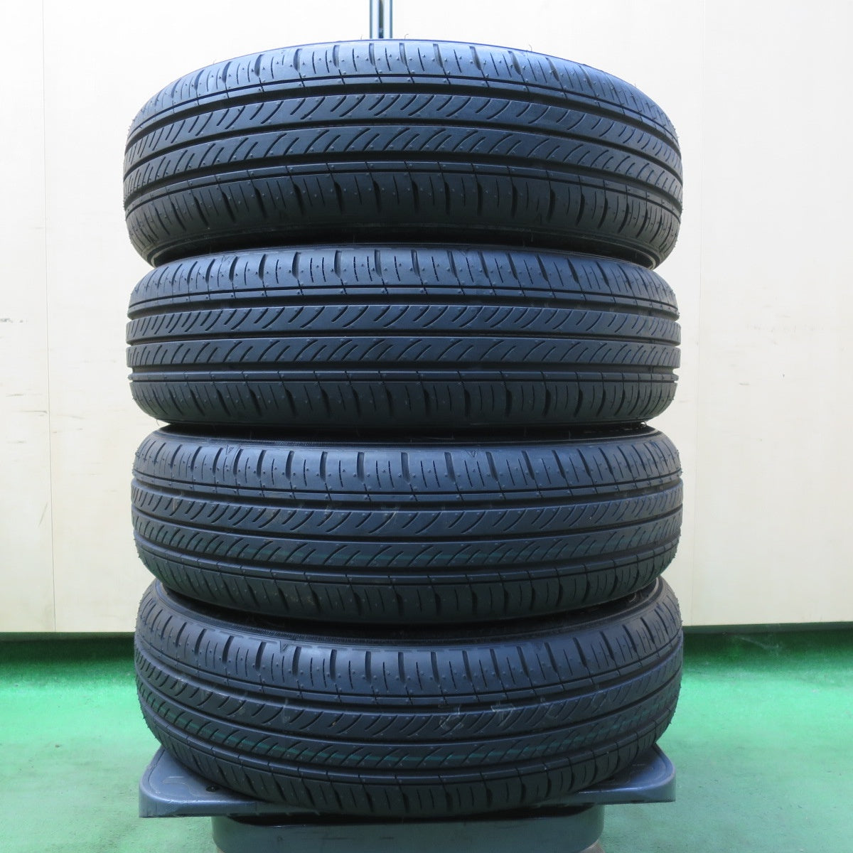 新車外し！21年★ホンダ JF N-BOX 純正 スチール 155/65R14 ダンロップ エナセーブ EC300 14インチ Nボックス NBOX PCD100/4H★5100608イノ