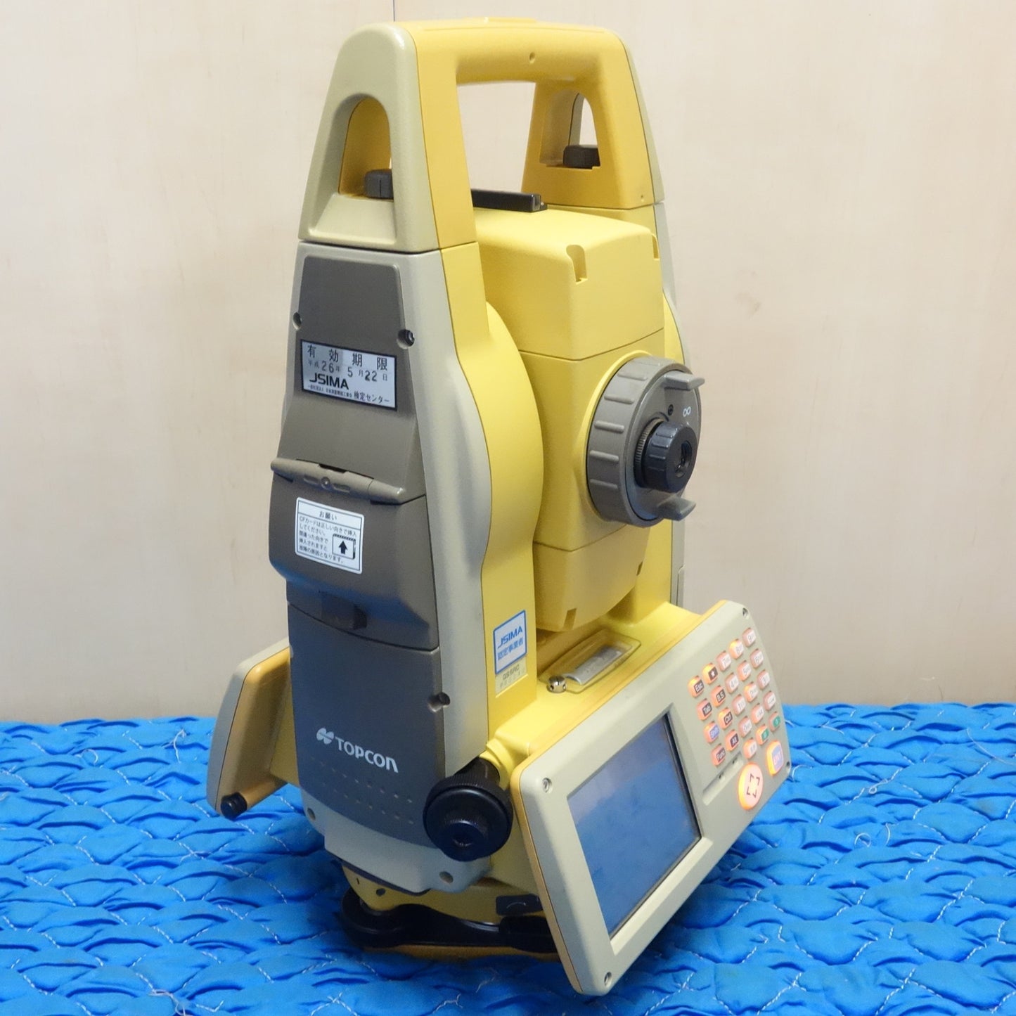 [送料無料] ☆トプコン 自動視準 トータル ステーション 測量器 QSシリーズ QS5AC ACアダプタ 充電器 バッテリー ケース付き TOPCON 現状品☆