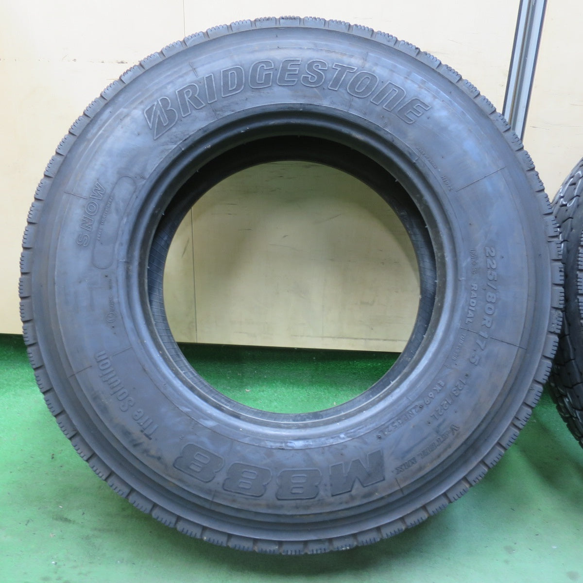 2本価格★トラック タイヤ 225/80R17.5 123/122L ブリヂストン M888 ミックス 17.5インチ★6022814イスタ