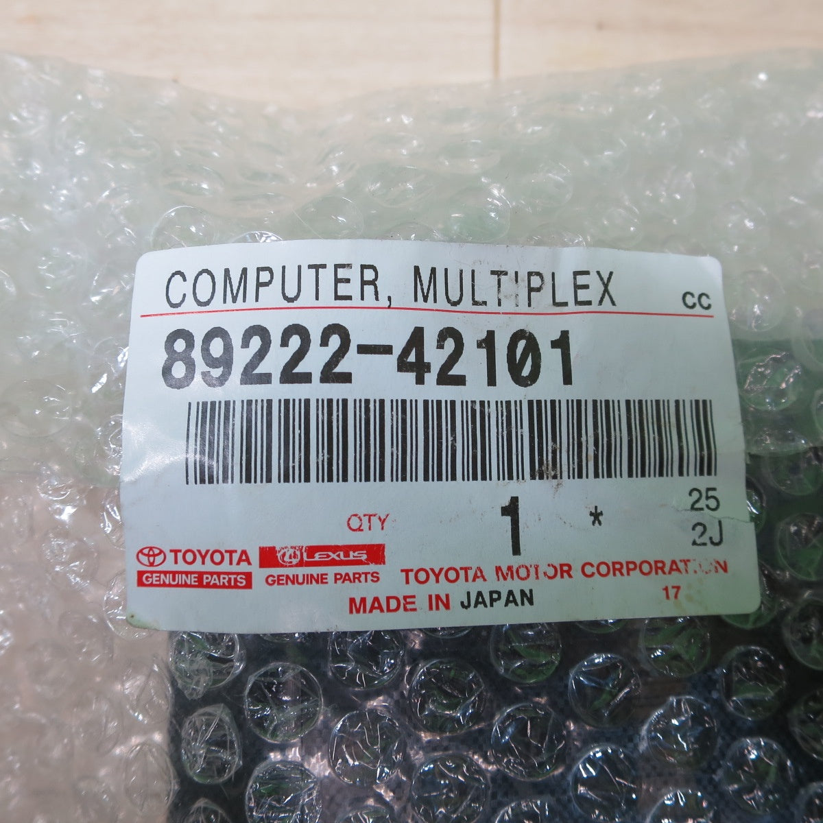 [送料無料] 未使用☆トヨタ RAV4 純正 バックドア コンピューター 89222-42101 414814-11112 マルチ プレックス ネットワーク ドア コンピュータ TOYOTA☆