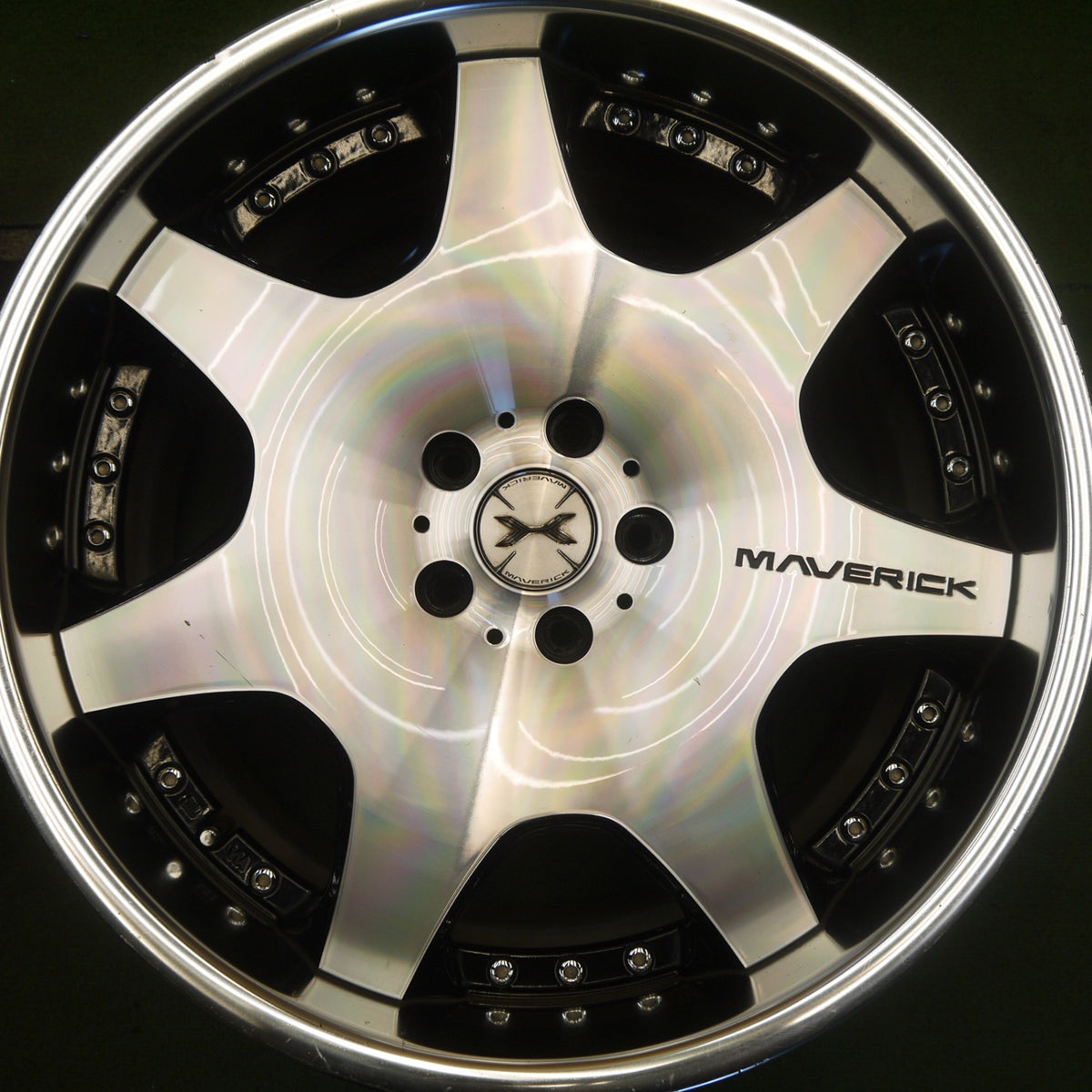 4本価格◎MAVERICK 607D weds 20インチ ホイール マーベリック ウェッズ 20×8.5J 20×9.5J PCD114.3/5H◎6081907Hホ
