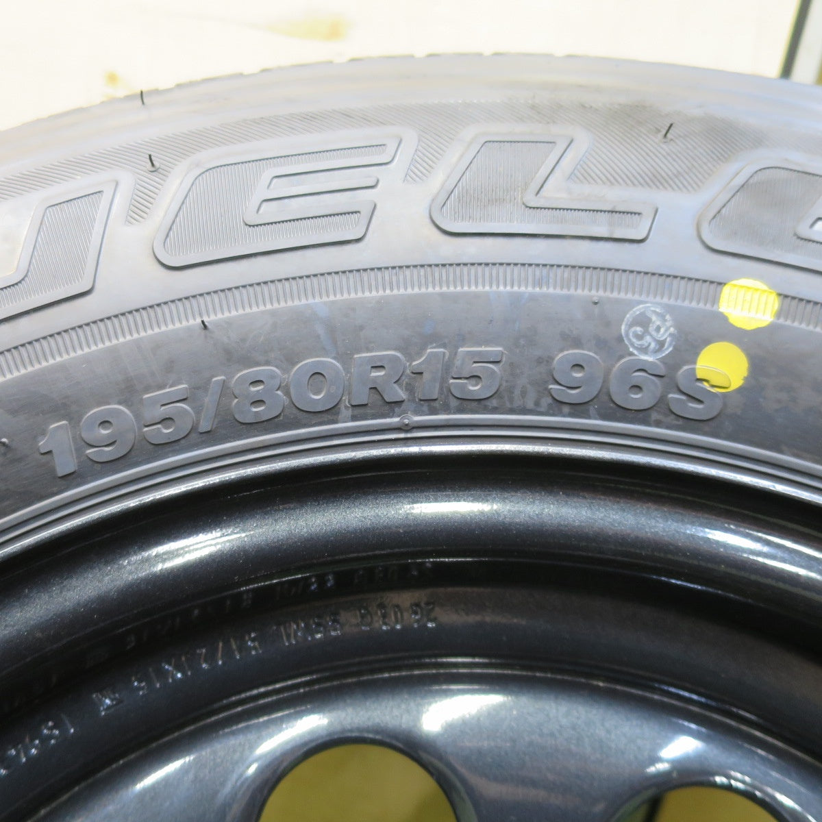 新車外し！26年！1本◎スズキ JB74 W ジムニー シエラ 純正 スチール 195/80R15 ブリヂストン デューラー H/L 852 DUELER 15インチ スペア PCD139.7/5H◎6080804ナノ