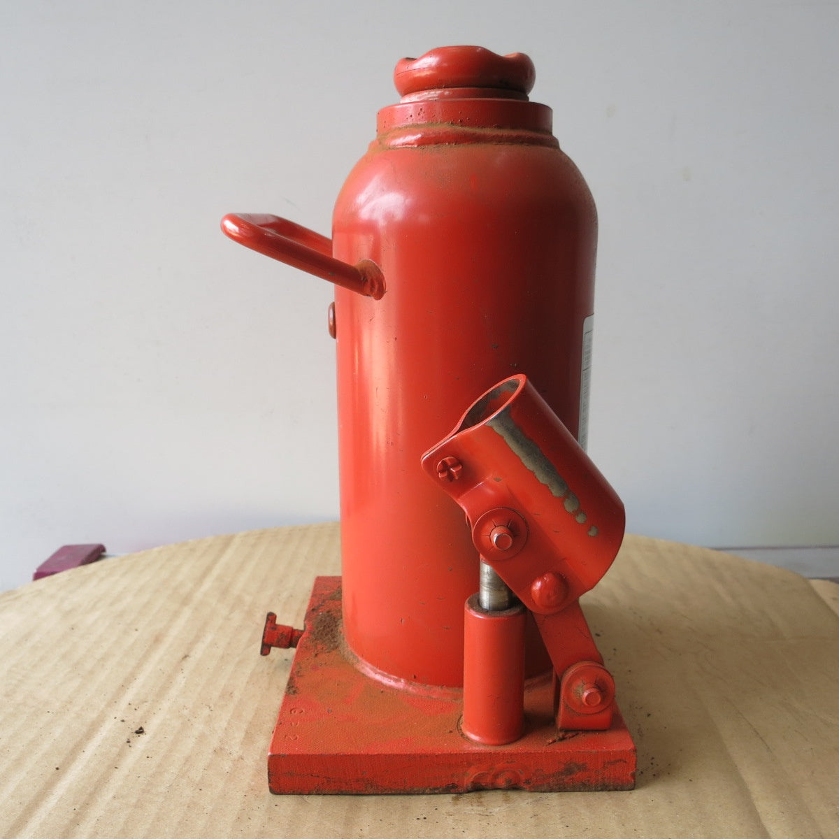 [送料無料] ◆マサダ 油圧 ジャッキ HP-15N 工具 15TON 15ton 15トン 15000kg 油圧式 オイル だるま ダルマ 車載 自動車 点検 整備②◆