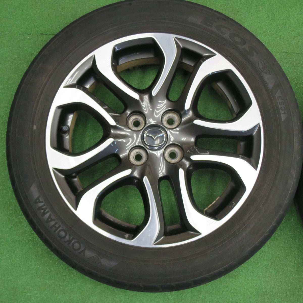 4本価格★マツダ DJ デミオ 純正 185/60R16 ヨコハマ エコス ES31 16インチ PCD100/4H★6041206NKノ