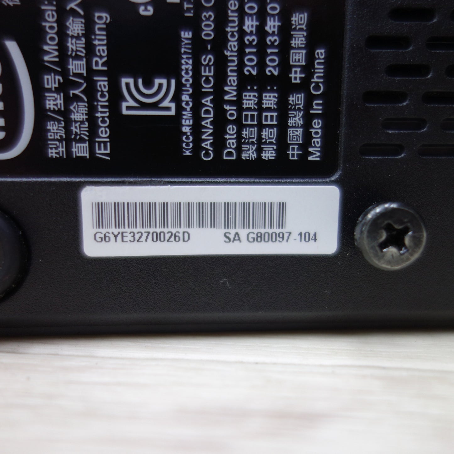 [送料無料] ◆インテル Intel NUC 小型 PC DC3217IYE 電源アダプター 付き Corei3-3217U メモリ 8GB Win10 Home 64bit ①◆