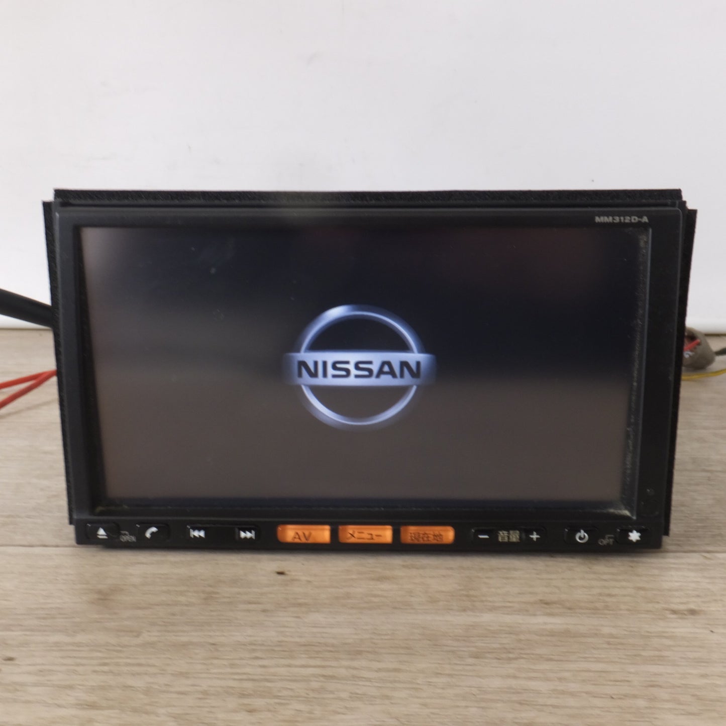 [送料無料] ★パナソニック製 日産 純正 オリジナルナビゲーション MM312D-A B8260-7999R(12)★