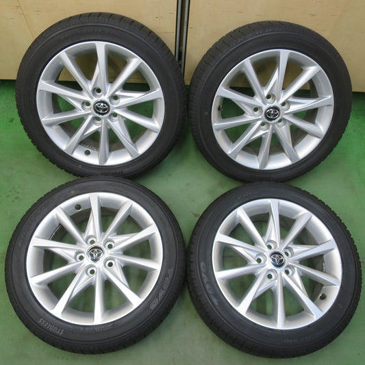 バリ溝！キレイ！9.5分★トヨタ プリウスα 純正 215/50R17 スタッドレス トーヨー ガリット G5 17インチ PCD114.3/5H★6032304イス