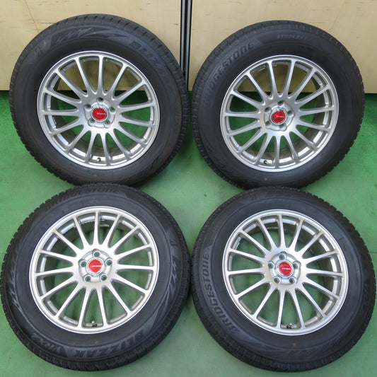 バリ溝！21年！キレイ！8.5分★フォレスター 等 225/60R17 スタッドレス ブリヂストン ブリザック VRX2 ECO FORME エコフォルム 17インチ PCD100/5H★5051510イス