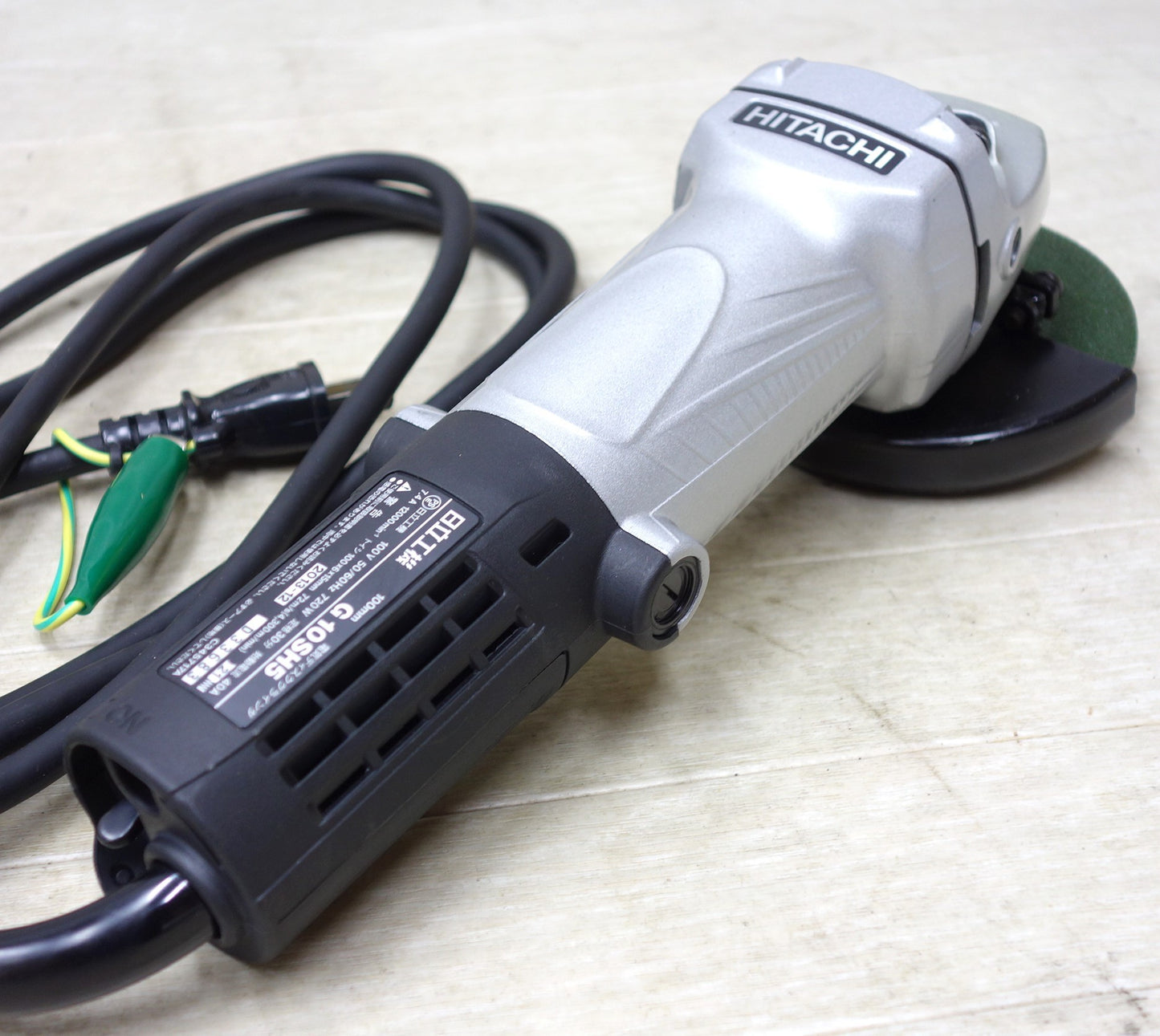 [送料無料] 美品◆HITACHI 日立工機 100mm 電気ディスクグラインダ G10SH5 研磨機 電動工具 100V 50/60Hz◆