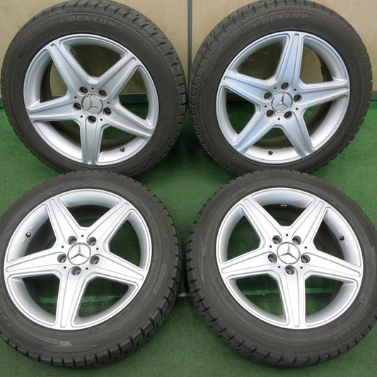 キレイ！20年★ベンツ 等 AGA 225/50R17 スタッドレス ダンロップ ウインターマックス WM02 17インチ PCD112/5H★4033002NJス