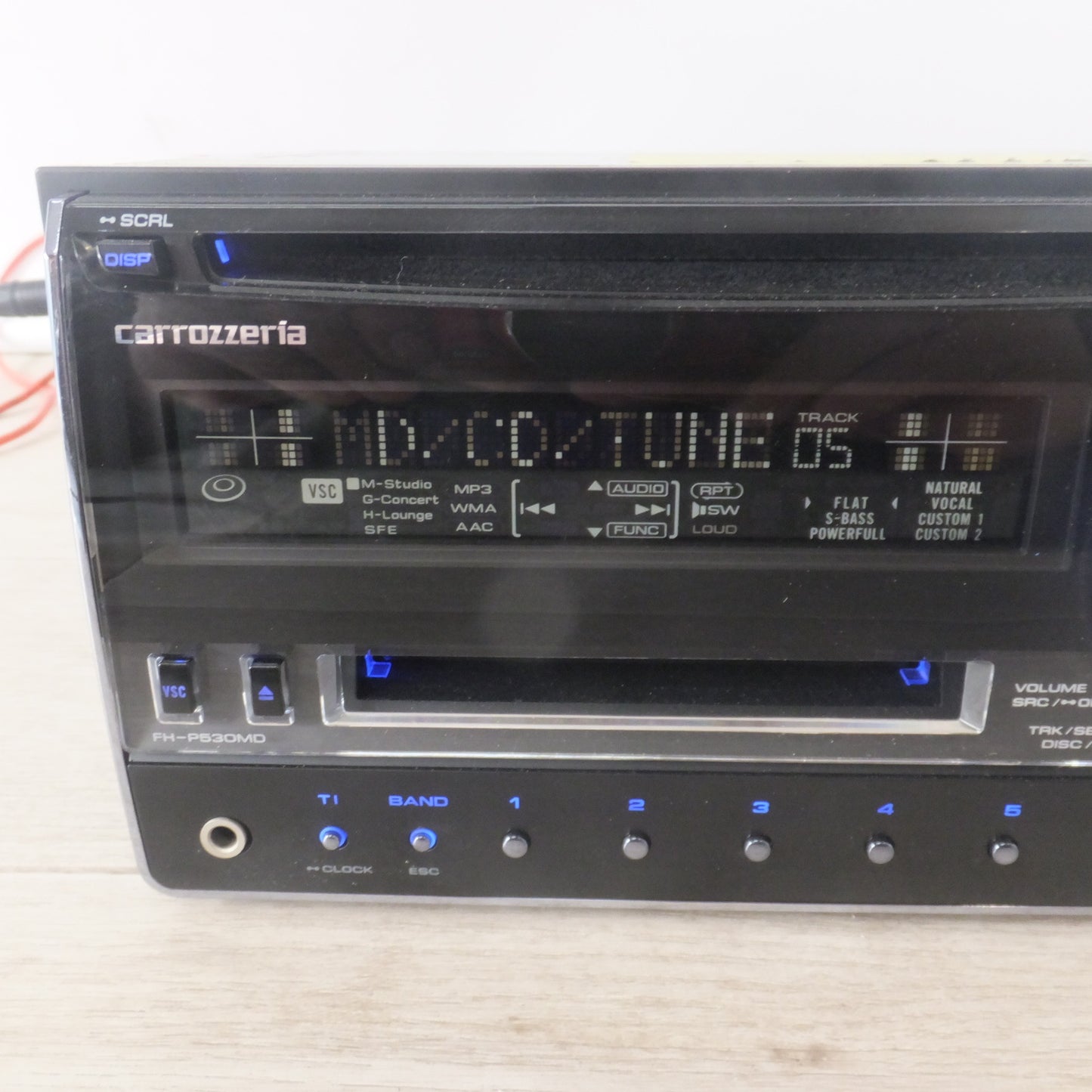 [送料無料] ★カロッツェリア carrozzeria MD/CD/チューナー WMA/MP3/AAC/WAV対応メインユニット FH-P530MD-B(1)★