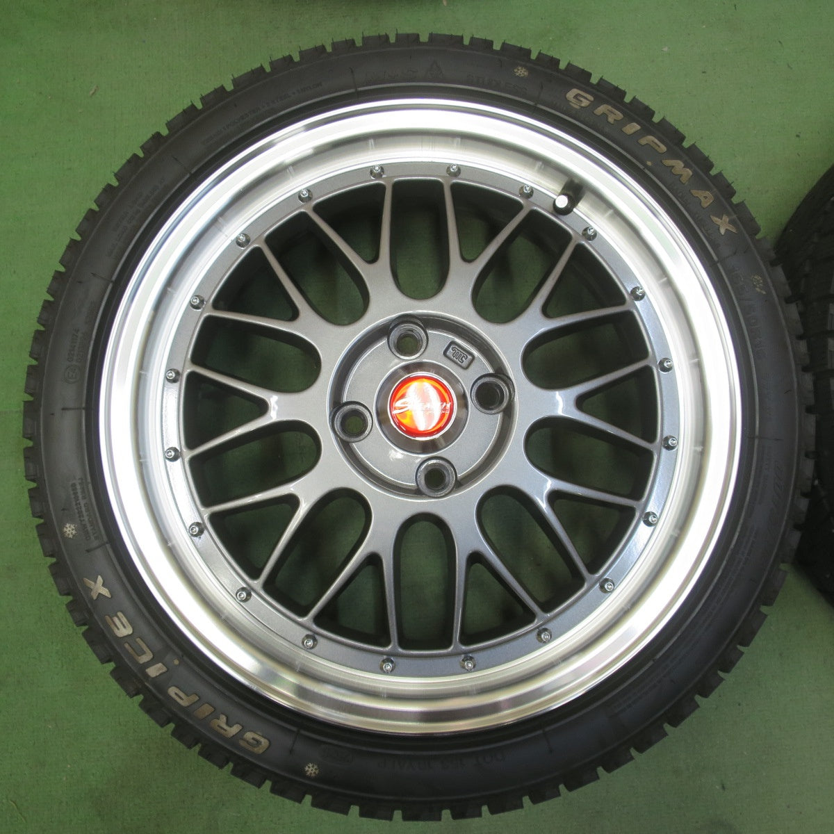 バリ溝！25年！キレイ！9.5分以上◎STEALTH RACING 165/50R16 スタッドレス グリップマックス GRIP ICE X ステルス レーシング 16インチ PCD100/4H◎6070801イス