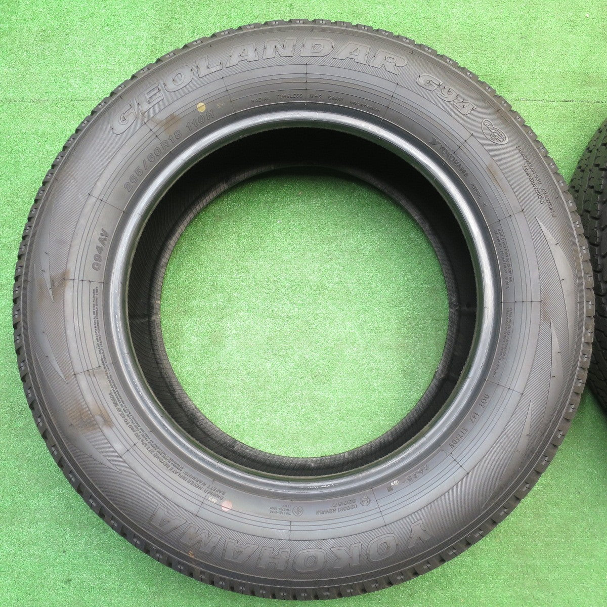 新車外し！25年★265/60R18 ヨコハマ ジオランダー G94 タイヤ 18インチ プラド ハイラックス サーフ トライトン パジェロ 等★5110802NJノタ