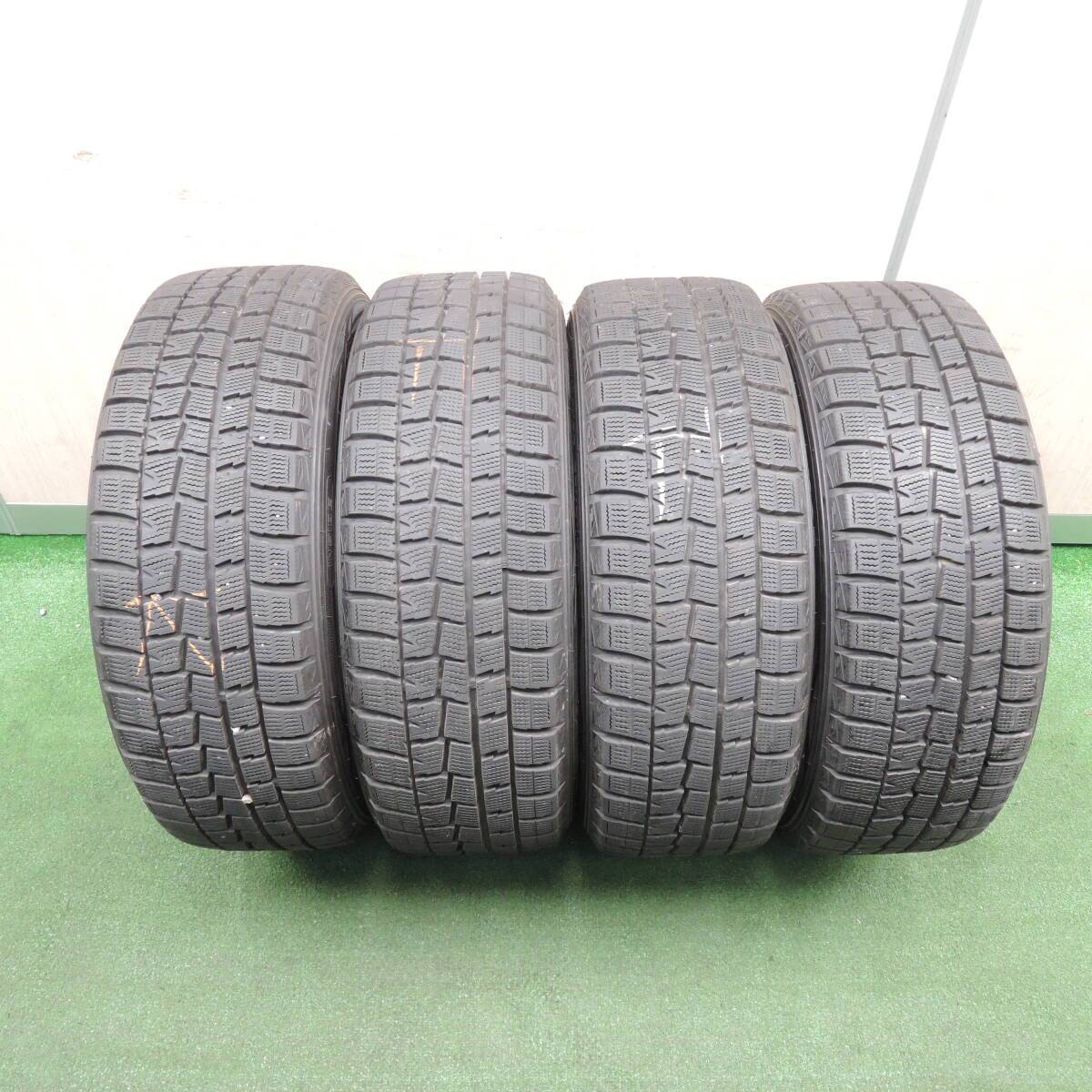 バリ溝！9.5分★MINI ミニ 純正 Sウィンダー R102 195/55R16 スタッドレス ダンロップ WM01 PCD100/4H★4011412TNス