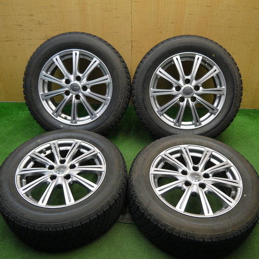 バリ溝！キレイ！9.5分★スタッドレス 205/60R16 ブリヂストン アイスパートナー MiLLOUS ミルアス 16インチ PCD114.3/5H★5060602Hス